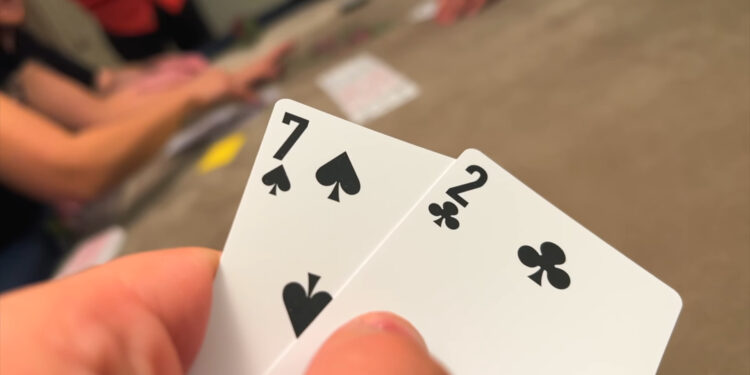 poker bluff cards