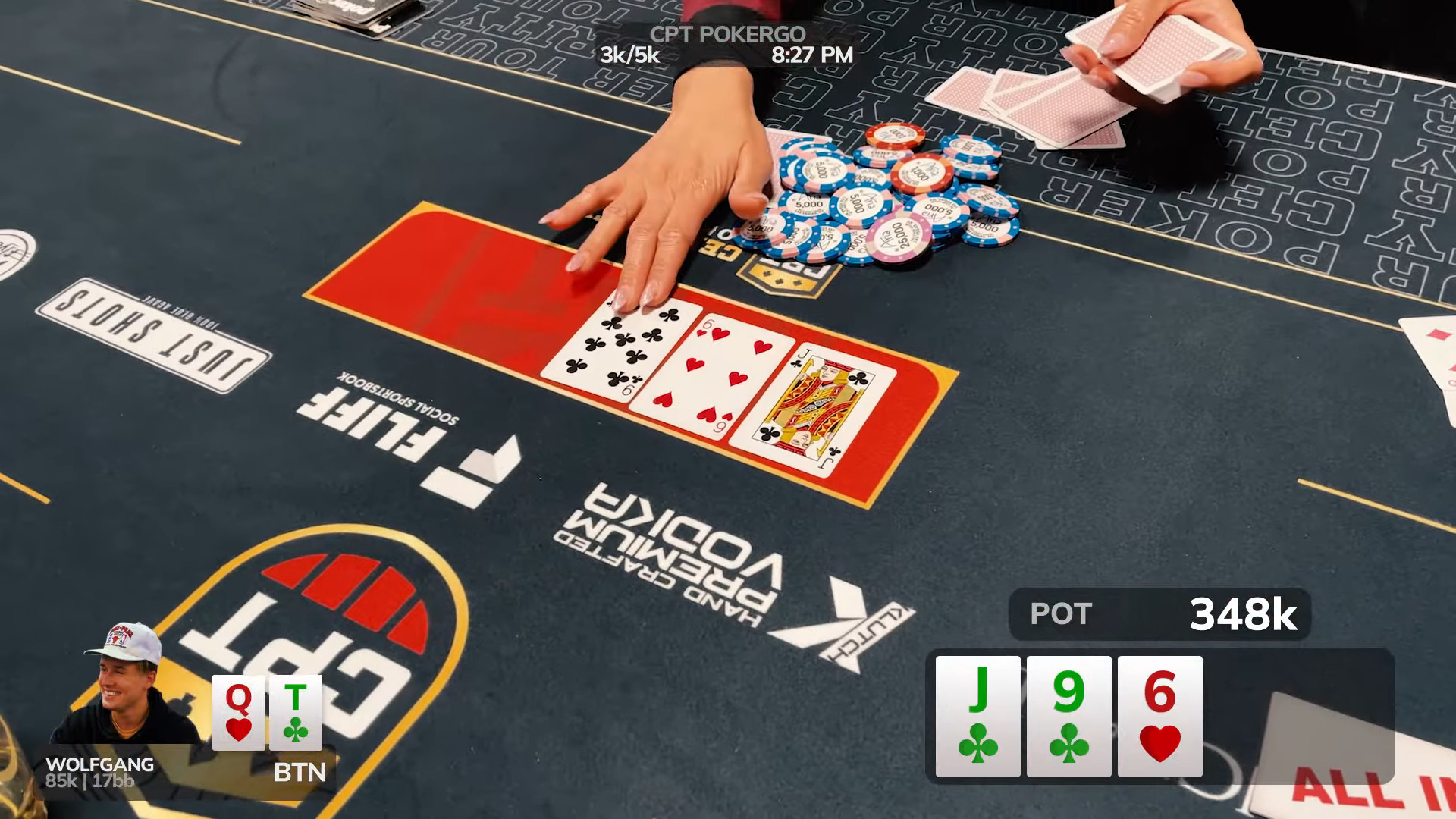 poker float flop